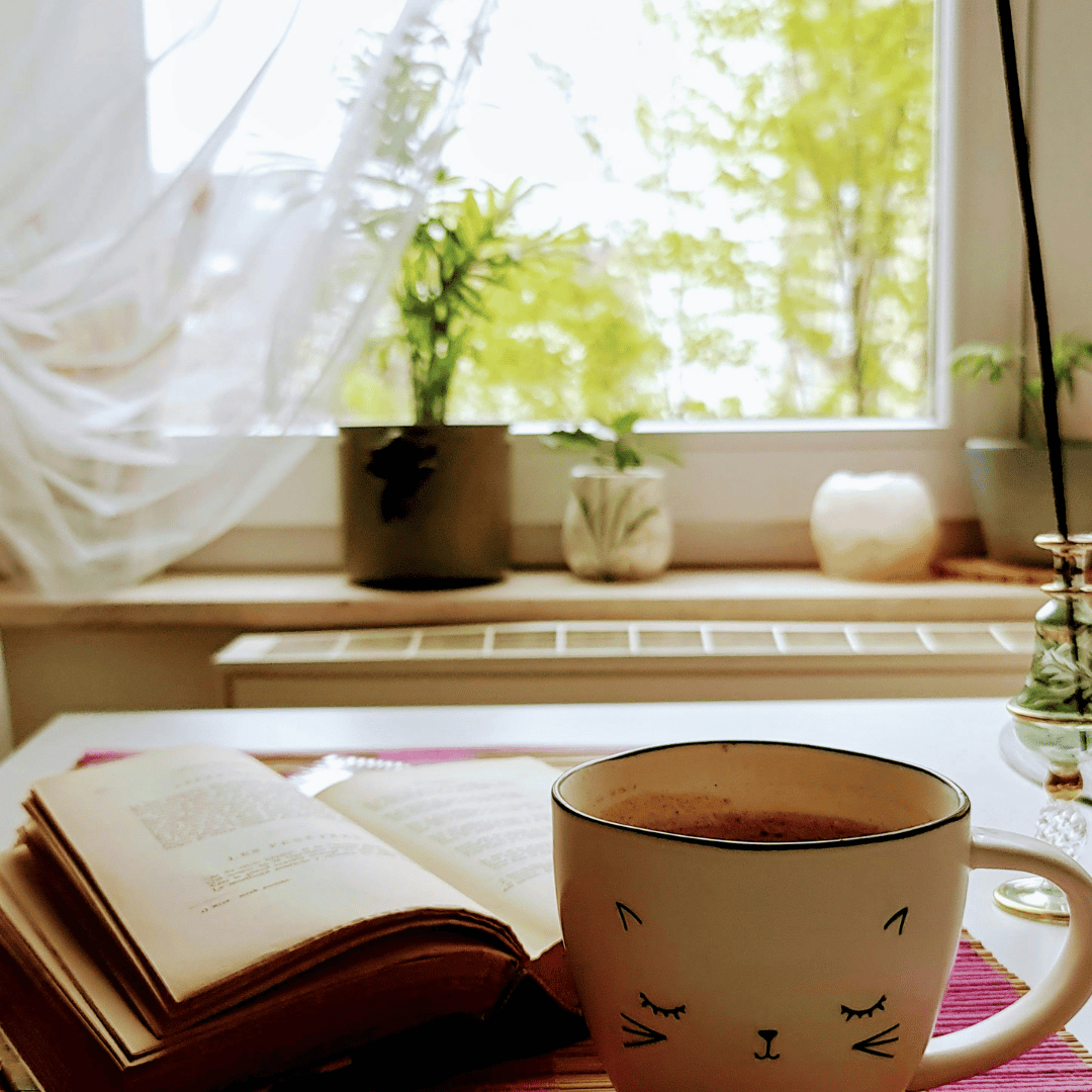 Open book on a sunlit windowsill, inviting the next step into Scripture